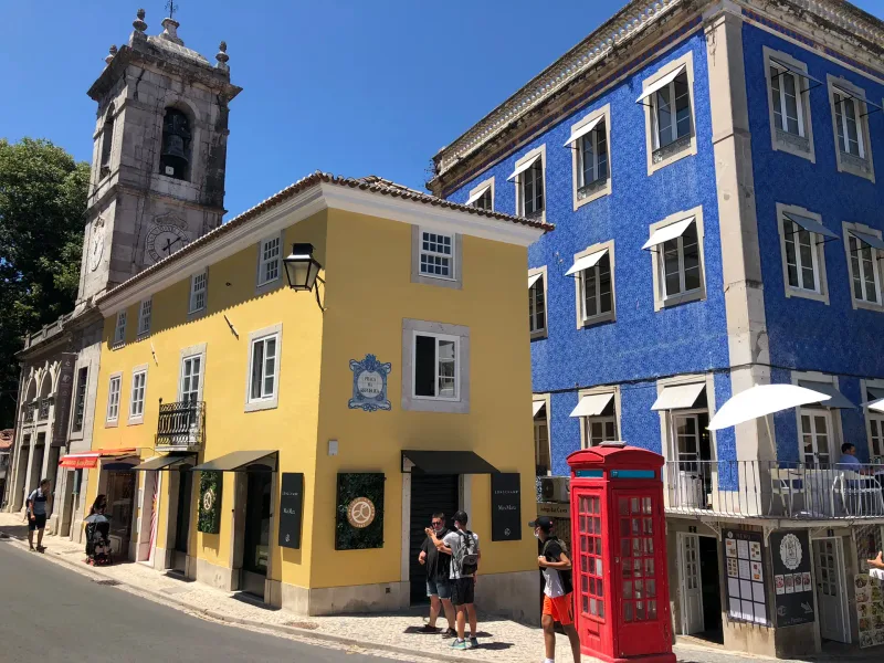 Photo of the Sintra hills near the venue